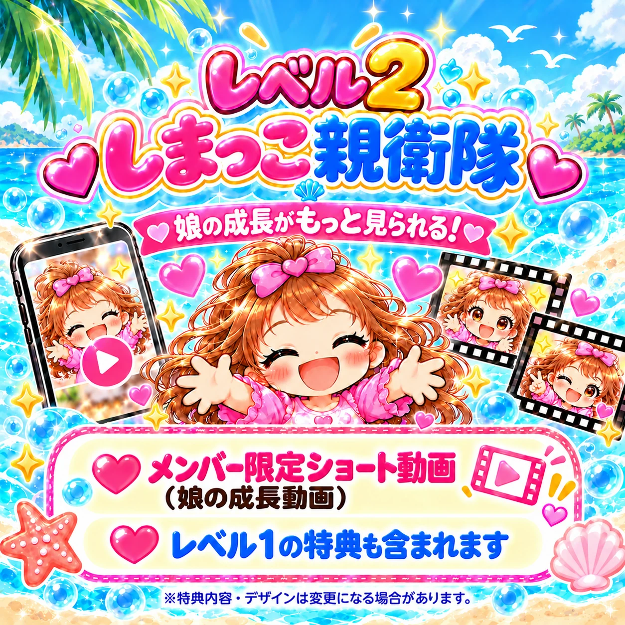 レベル2 しまっこ親衛隊の特典紹介