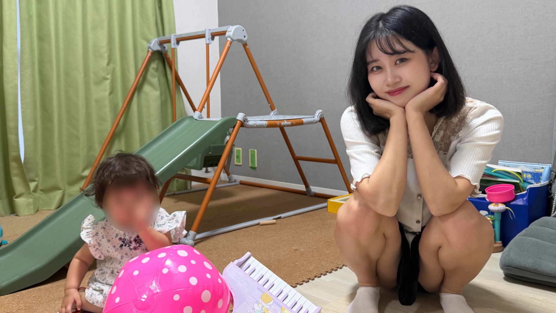 娘と過ごす、いつものおうち遊び 思い出の写真 1
